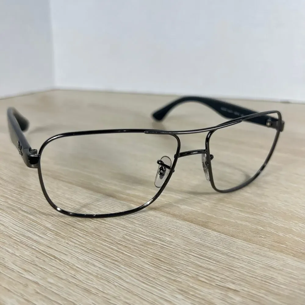 Ray-Ban RB3516 004/71 Sunglasses FRAMES ONLY Black Metal 59-15 Made In Italy